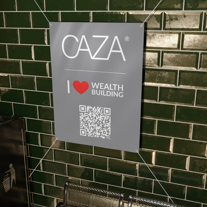 Join CAZA® | Matte Banner (Grey)
