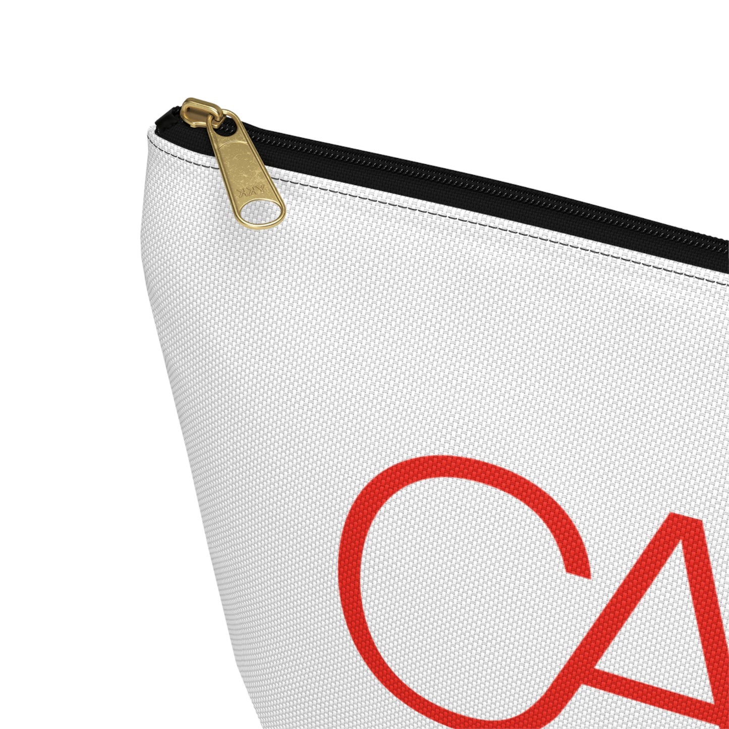 Accessory Pouch w T-bottom (White)