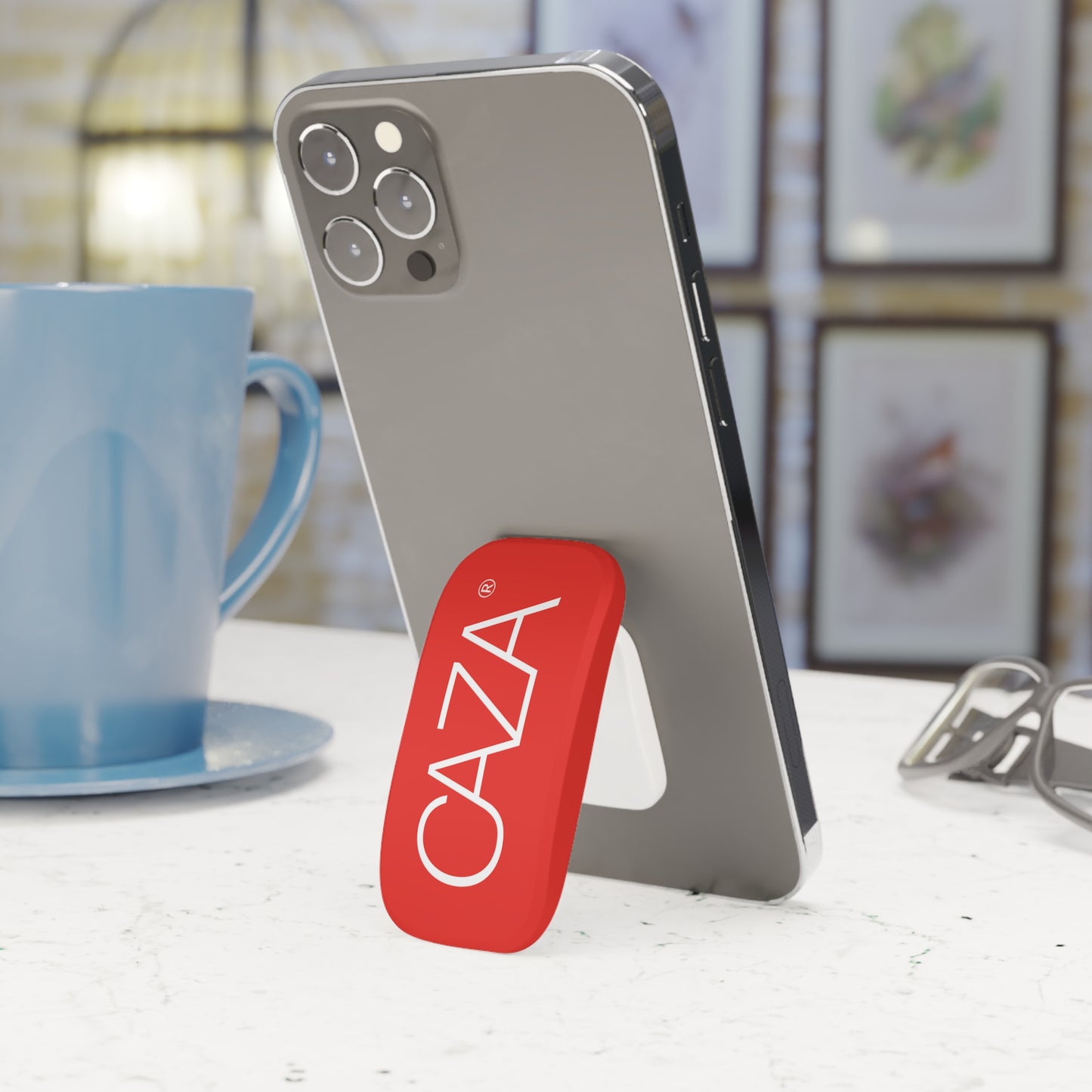 Phone Click-On Grip (Red)