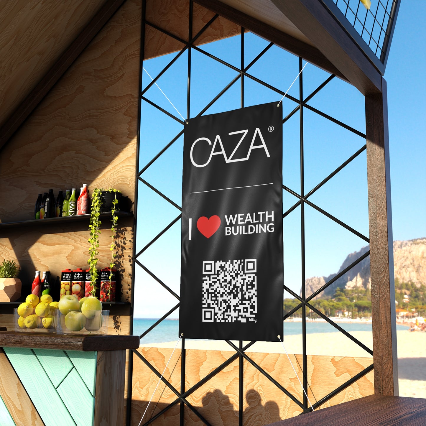 Join CAZA® | Matte Banner (Black)