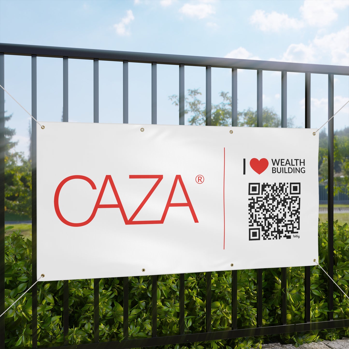 Join CAZA® | Matte Banner (White)