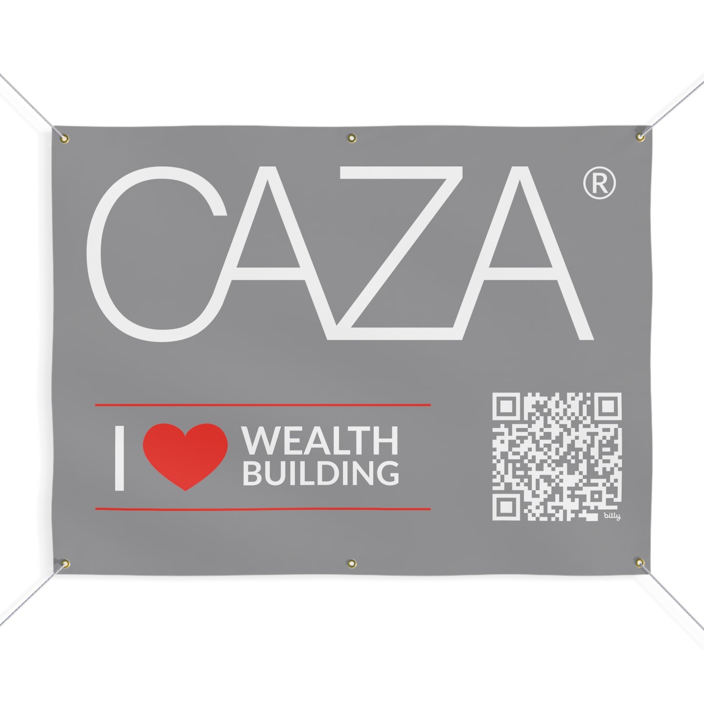 Join CAZA® | Matte Banner (Grey)