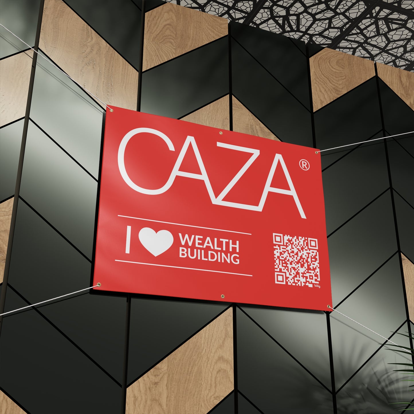 Join CAZA® | Matte Banner (Red)