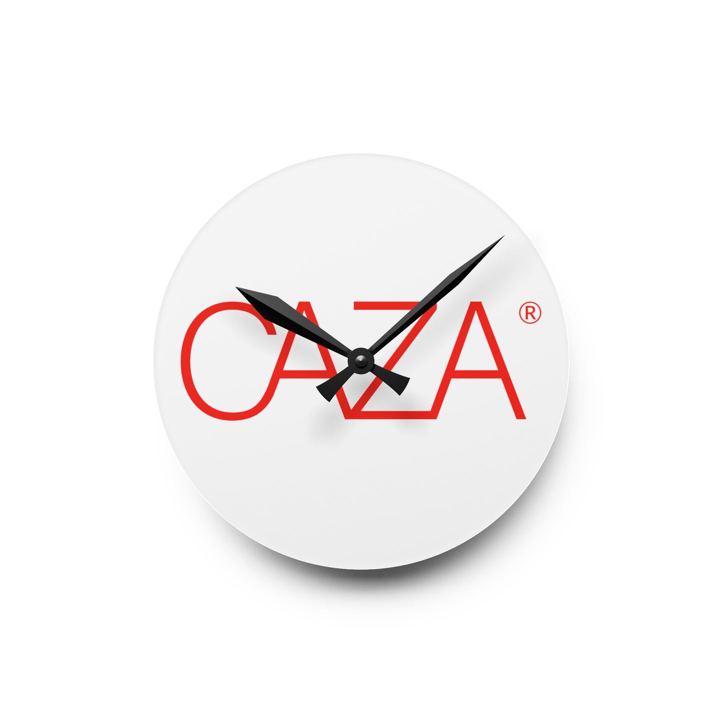Acrylic Wall Clock (White)