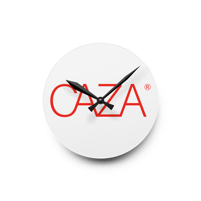 Acrylic Wall Clock (White)