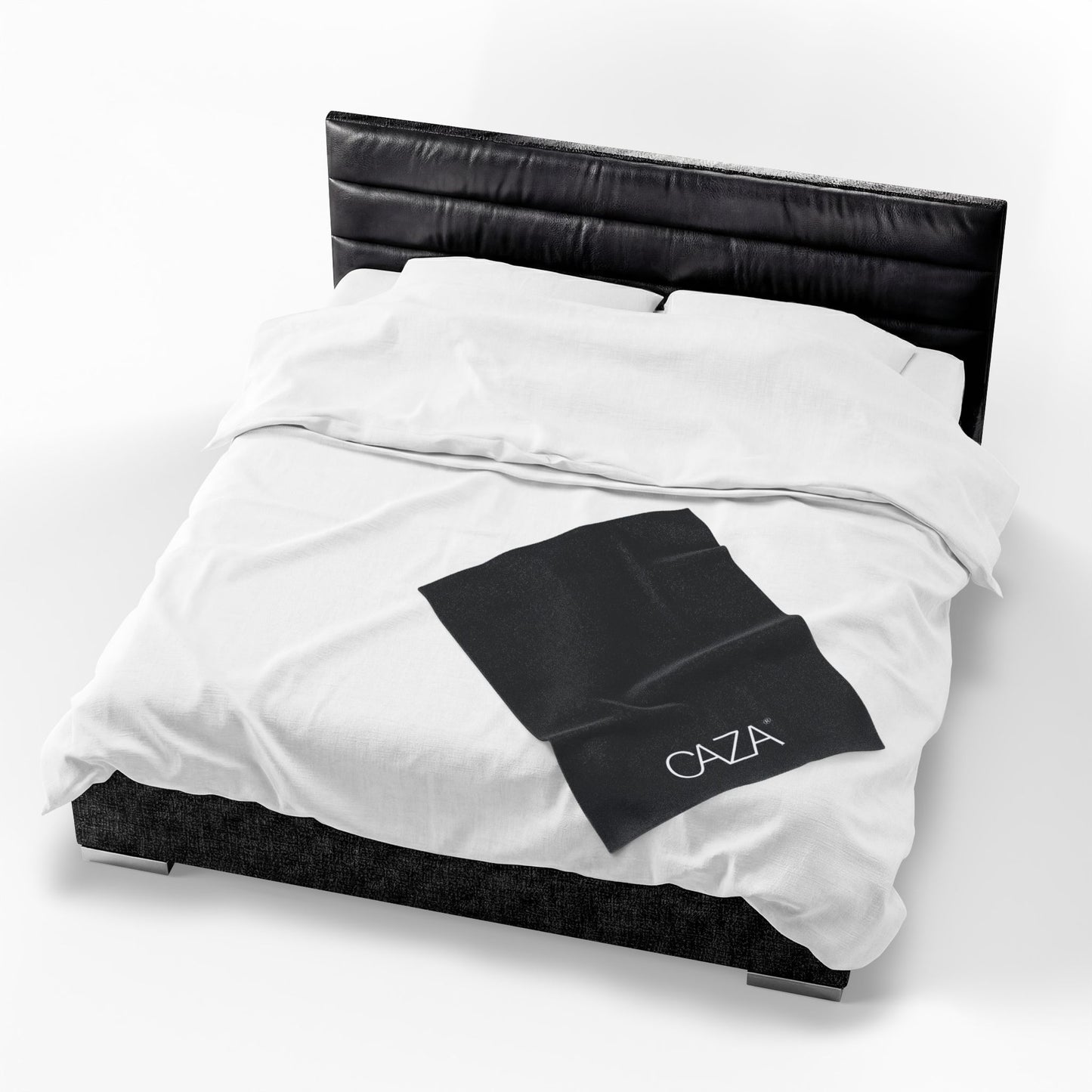 Velveteen Plush Blanket (Black)