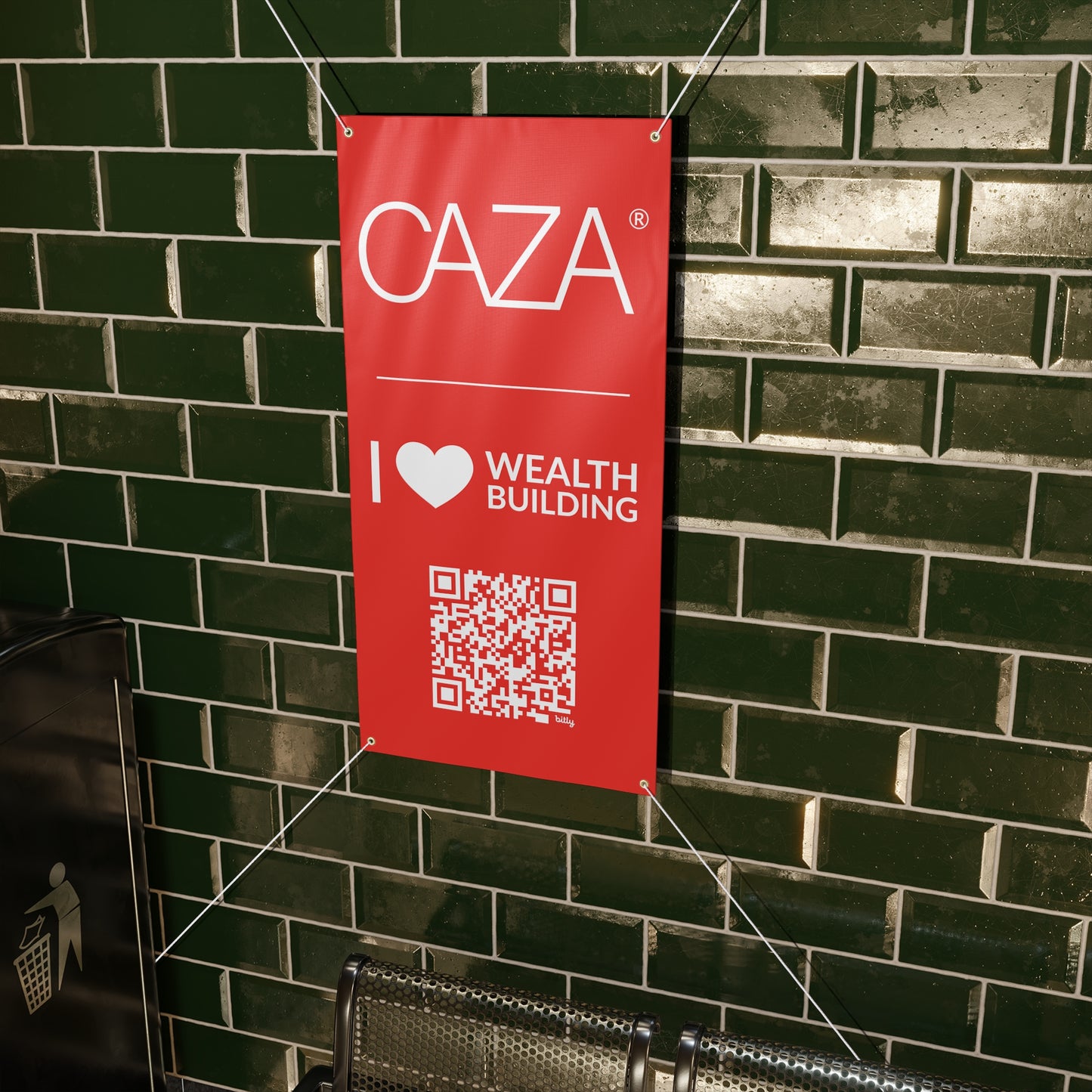 Join CAZA® | Matte Banner (Red)