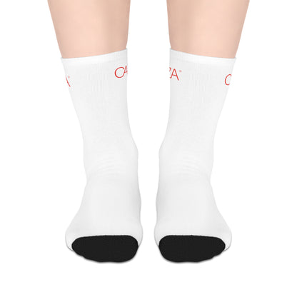 Mid-length Socks (White)