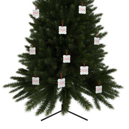 CAZA® Aluminum Ornaments (White)