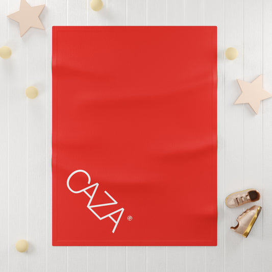 Soft Fleece Baby Blanket (Red)