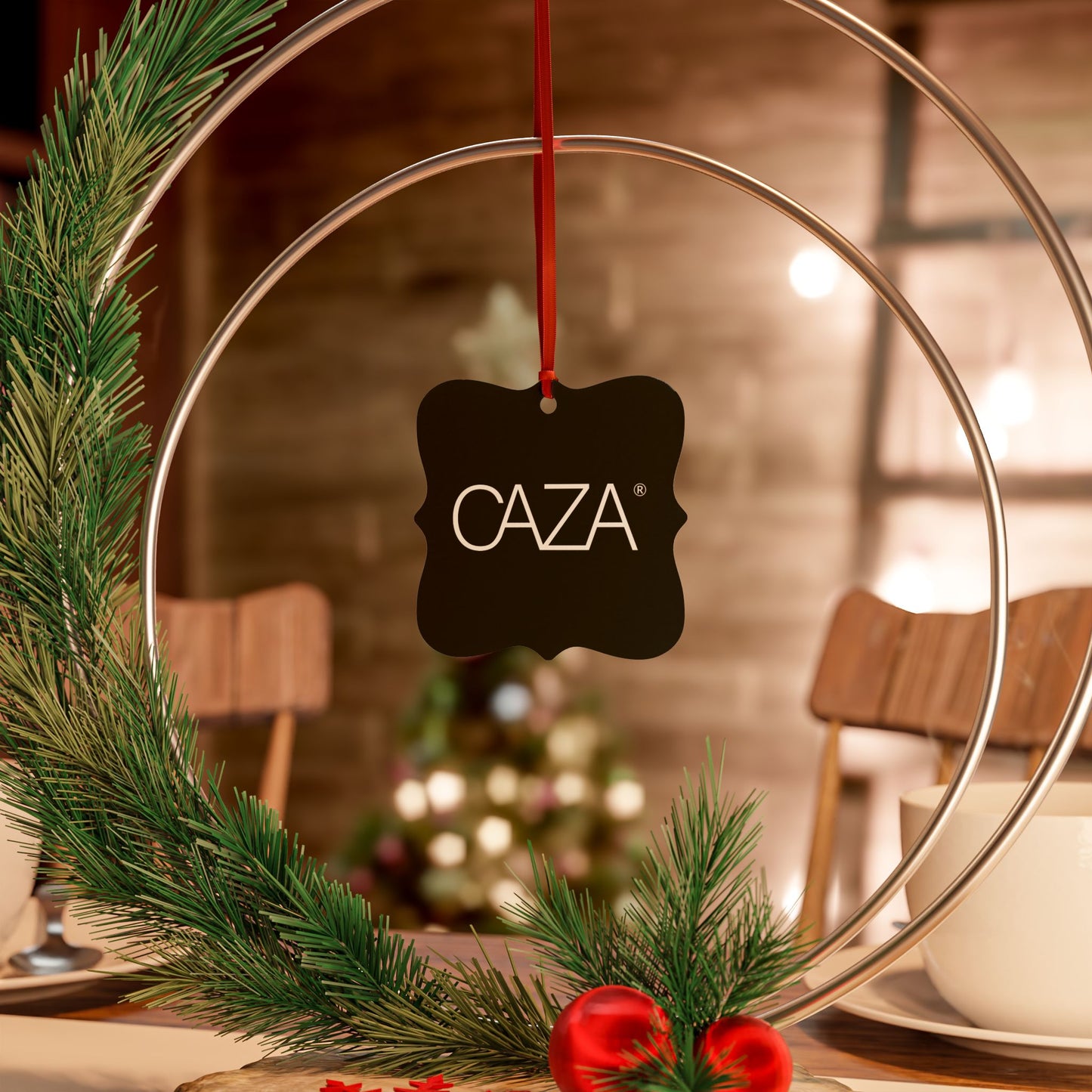 CAZA® Aluminum Ornaments (Black)