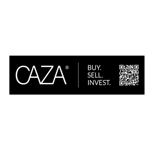 Buy. Sell. Invest. Bumper Stickers (Black)