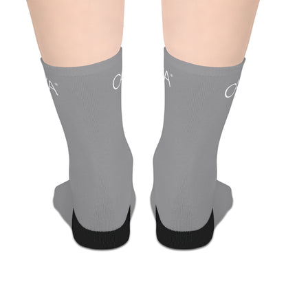 Mid-length Socks (Grey)