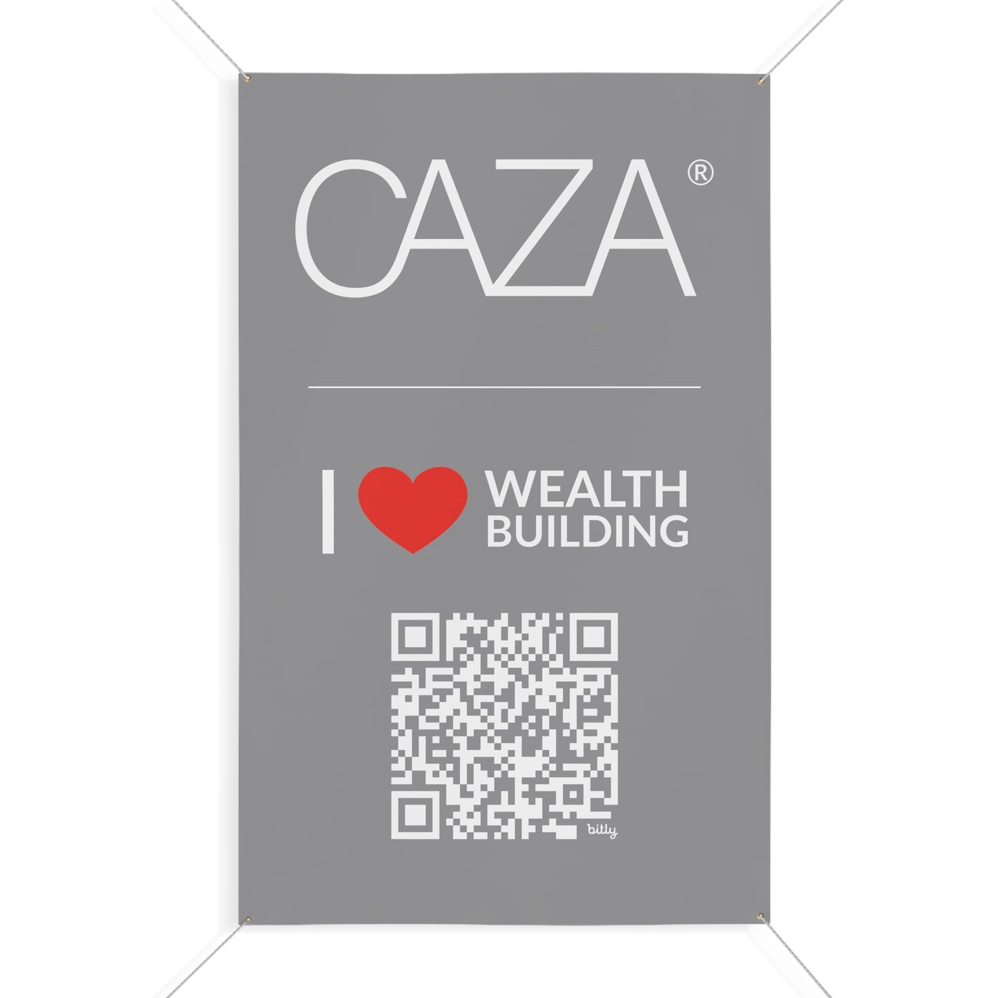 Join CAZA® | Matte Banner (Grey)