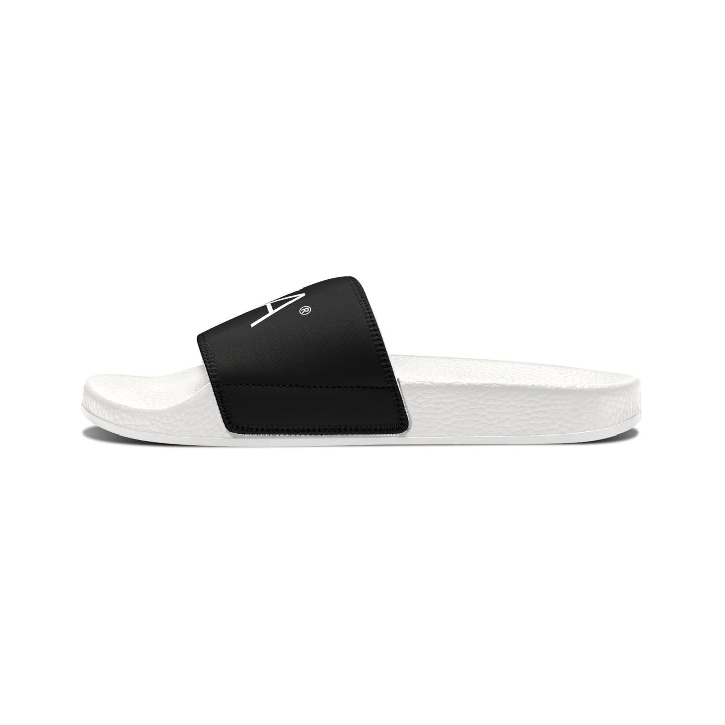 Women's PU Slide Sandals (Black)