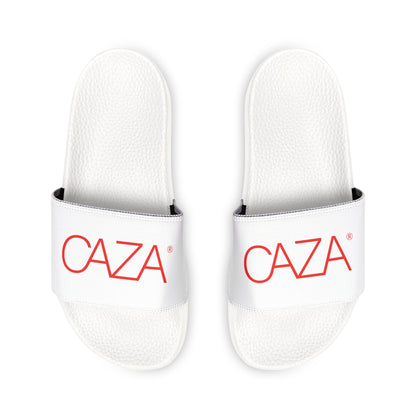 Women's PU Slide Sandals (White)