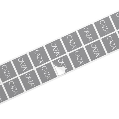 Square Sticker Label Rolls (Grey)