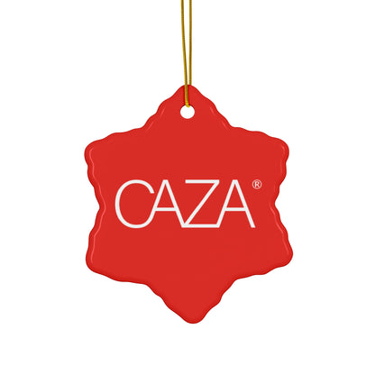 CAZA® Ceramic Ornament (Red)