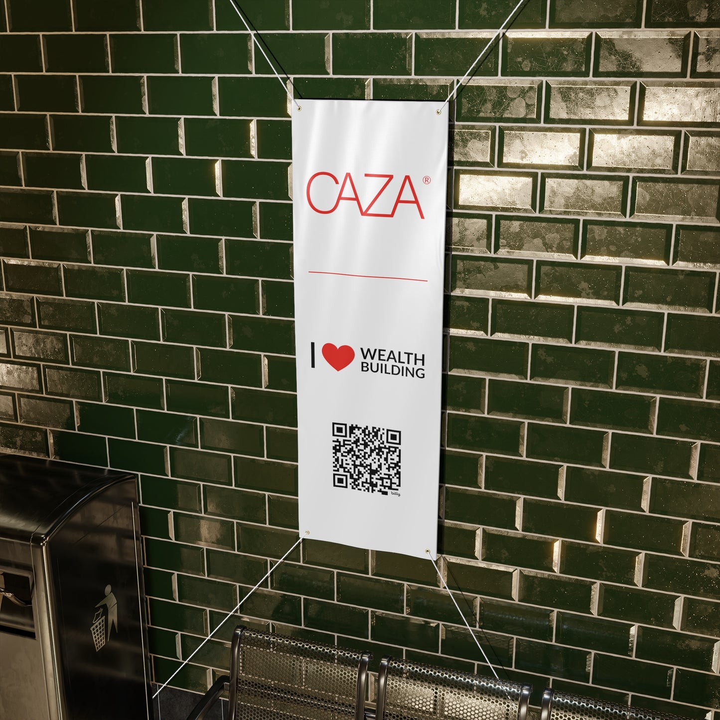 Join CAZA® | Matte Banner (White)