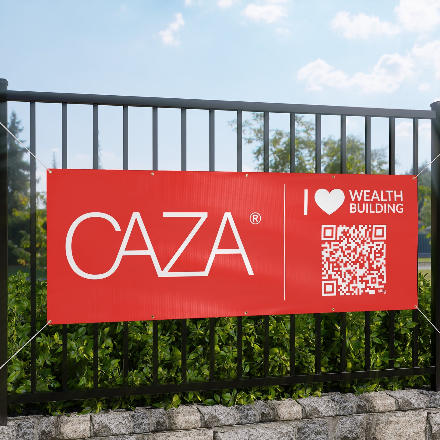 Join CAZA® | Matte Banner (Red)