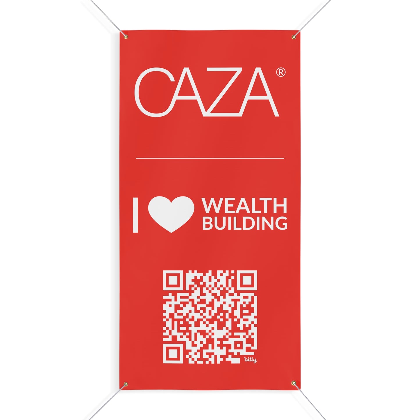 Join CAZA® | Matte Banner (Red)