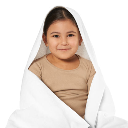 Youth Hooded Towel (White)