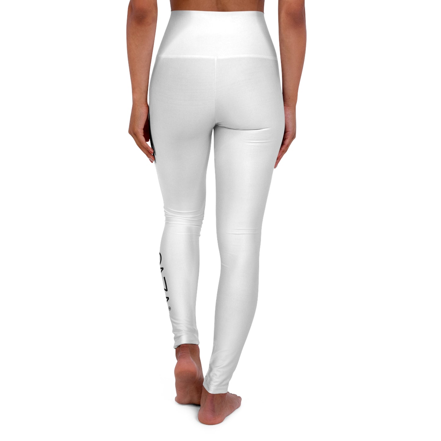 White High Waisted Leggings