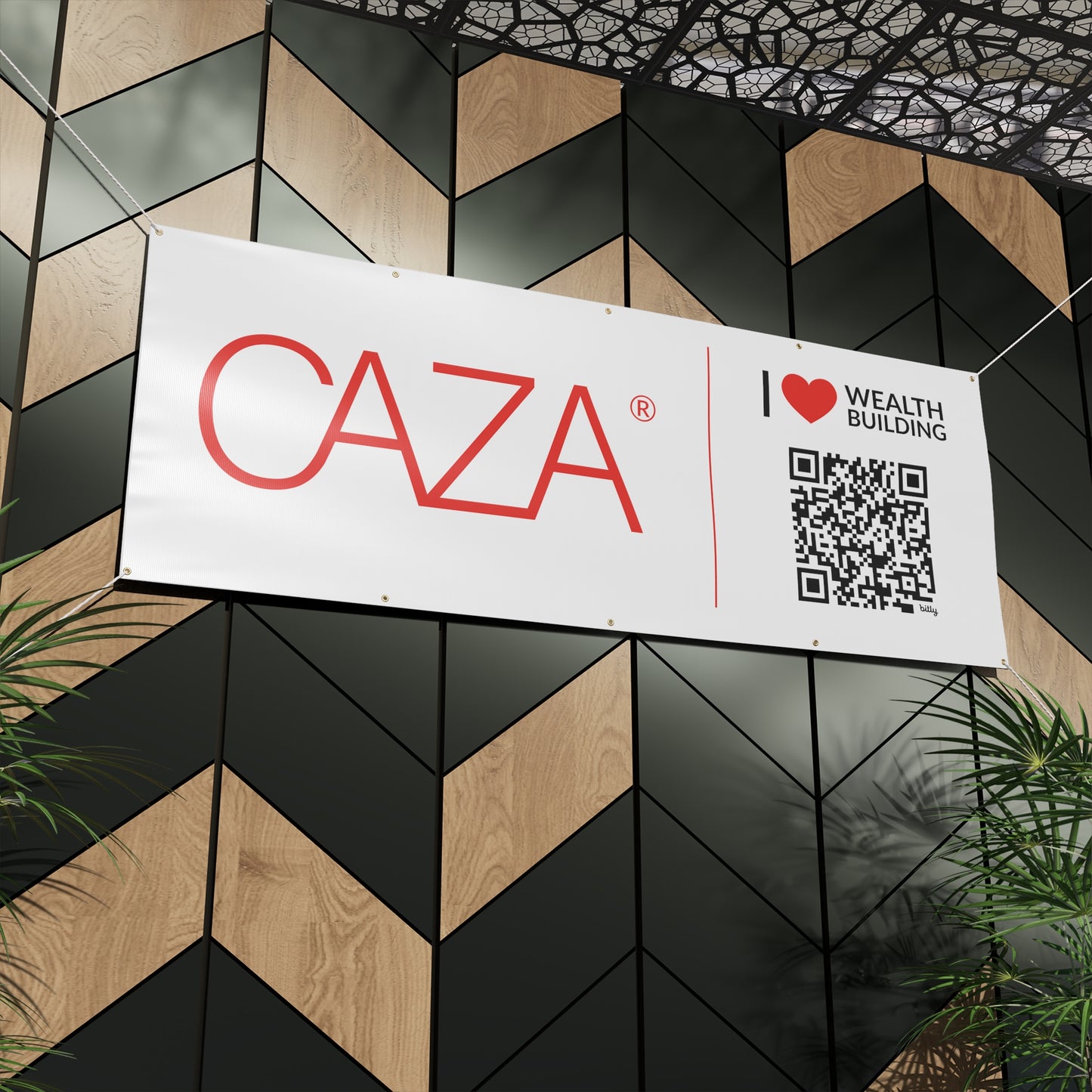Join CAZA® | Matte Banner (White)