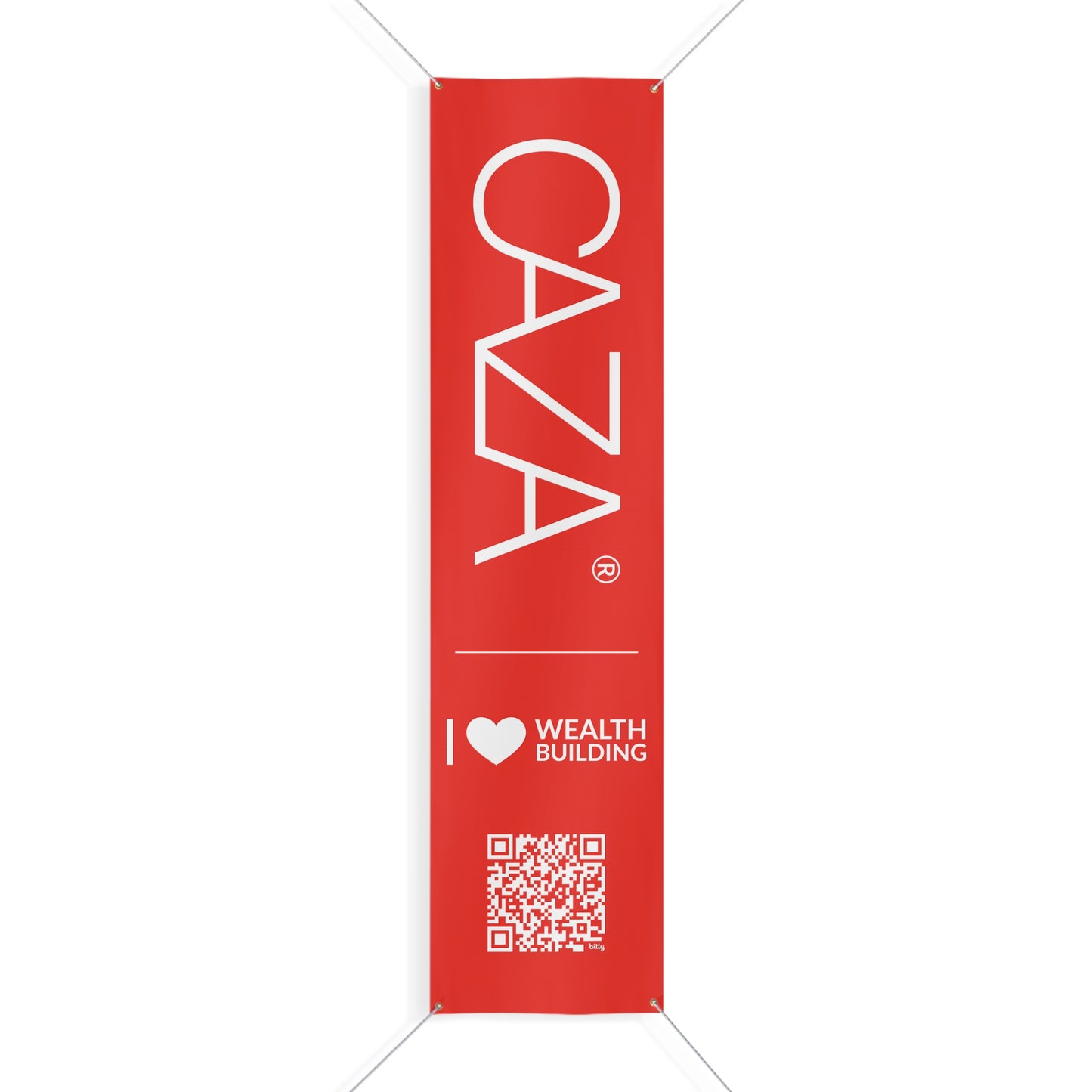 Join CAZA® | Matte Banner (Red)