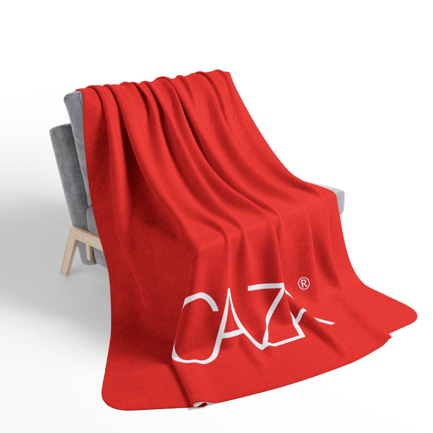 Fleece Sherpa Blanket (Red)