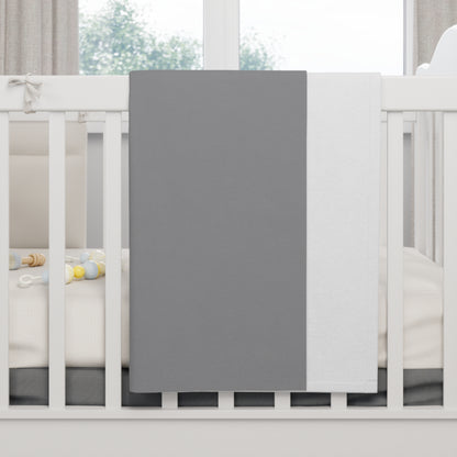 Soft Fleece Baby Blanket (Grey)