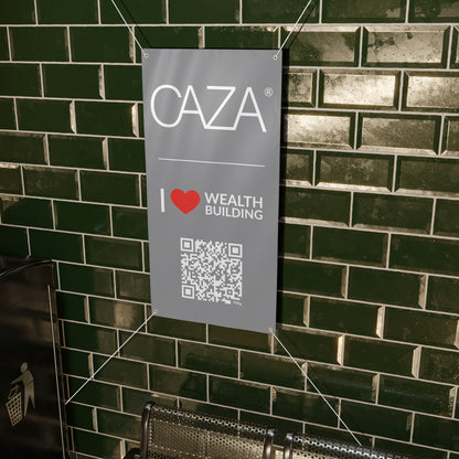 Join CAZA® | Matte Banner (Grey)