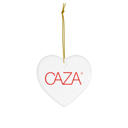CAZA® Ceramic Ornament (White)