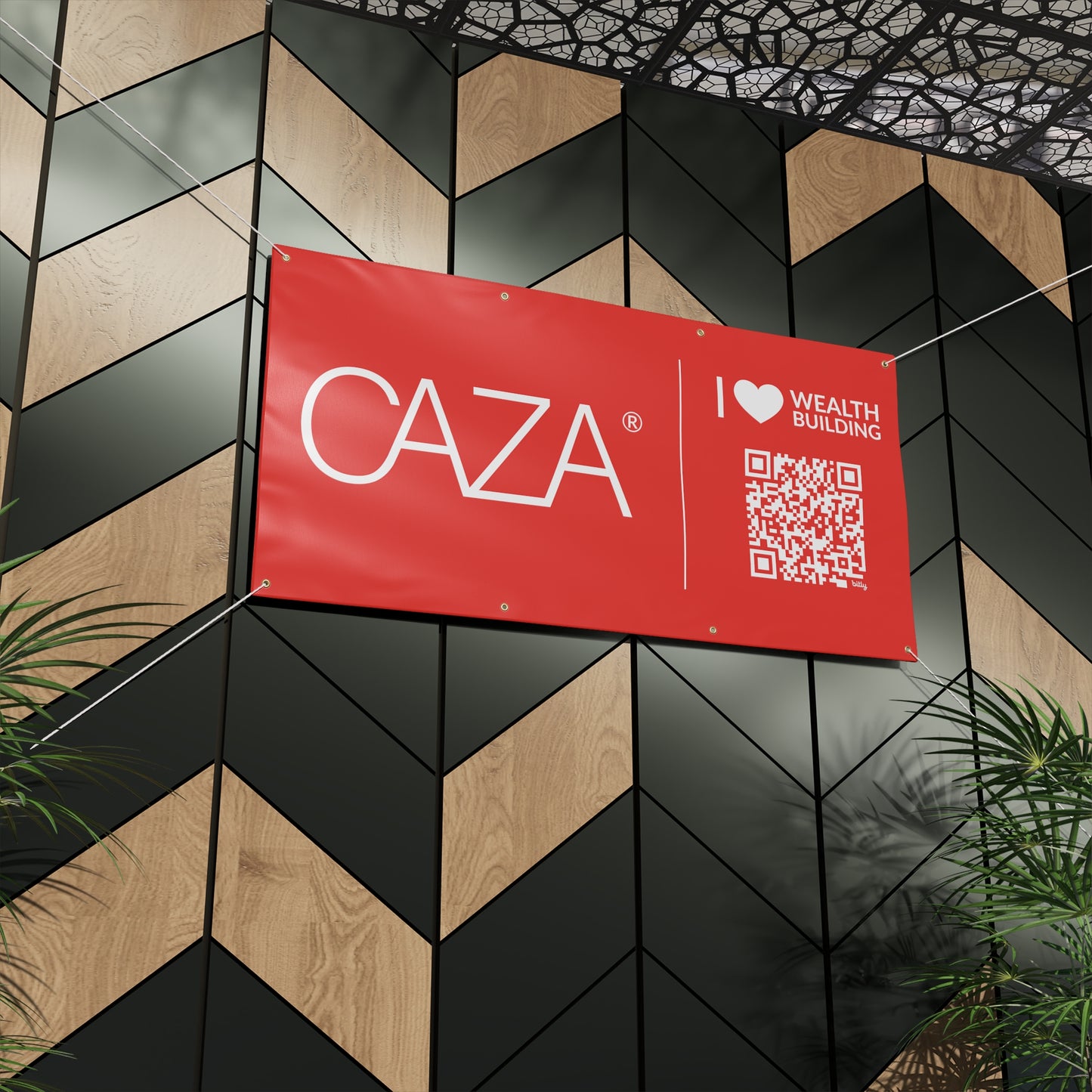 Join CAZA® | Matte Banner (Red)
