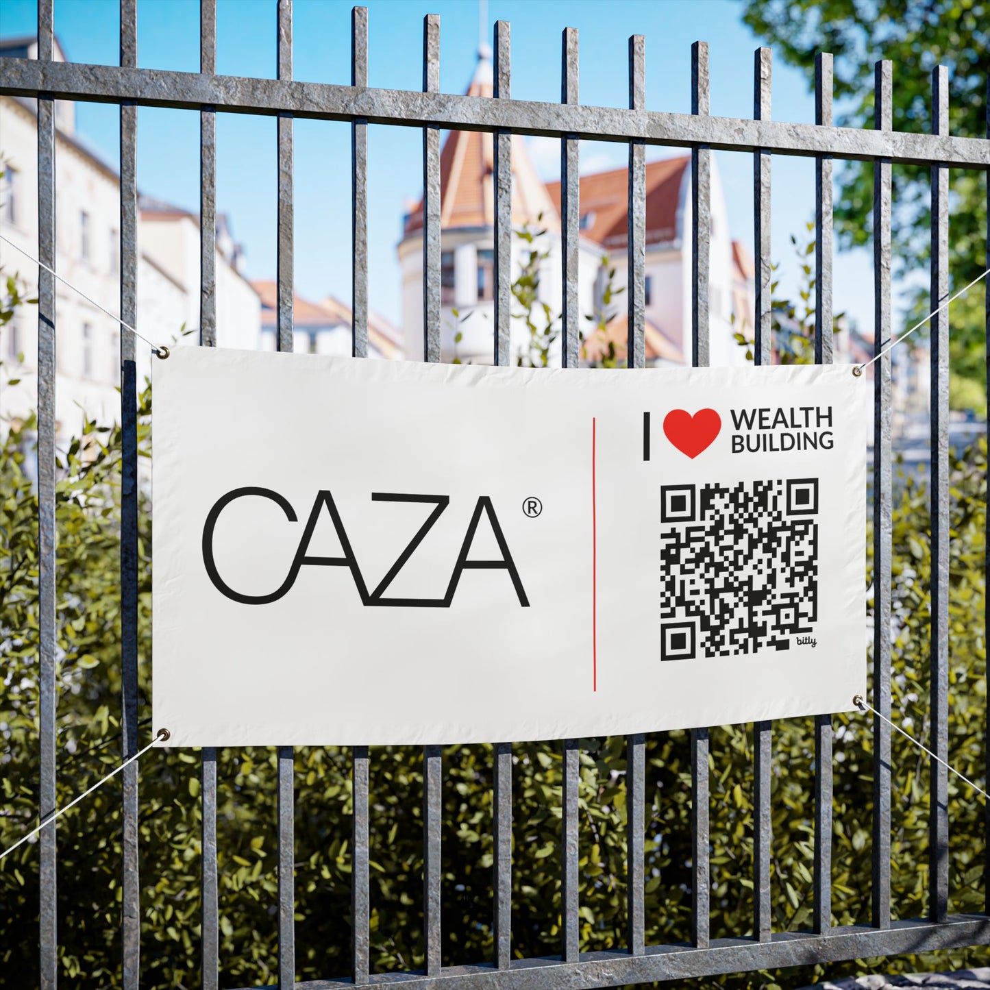 Join CAZA® | Vinyl Banners (White)