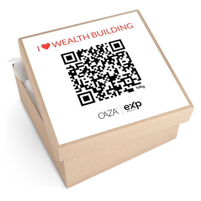 Join CAZA® | Square Vinyl Stickers