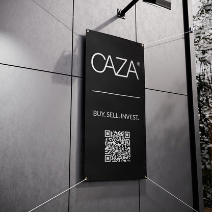 Buy. Sell. Invest. | Vinyl Banners (Black)