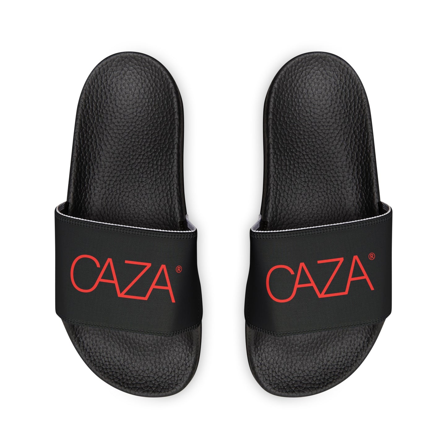 Women's PU Slide Sandals (Black)