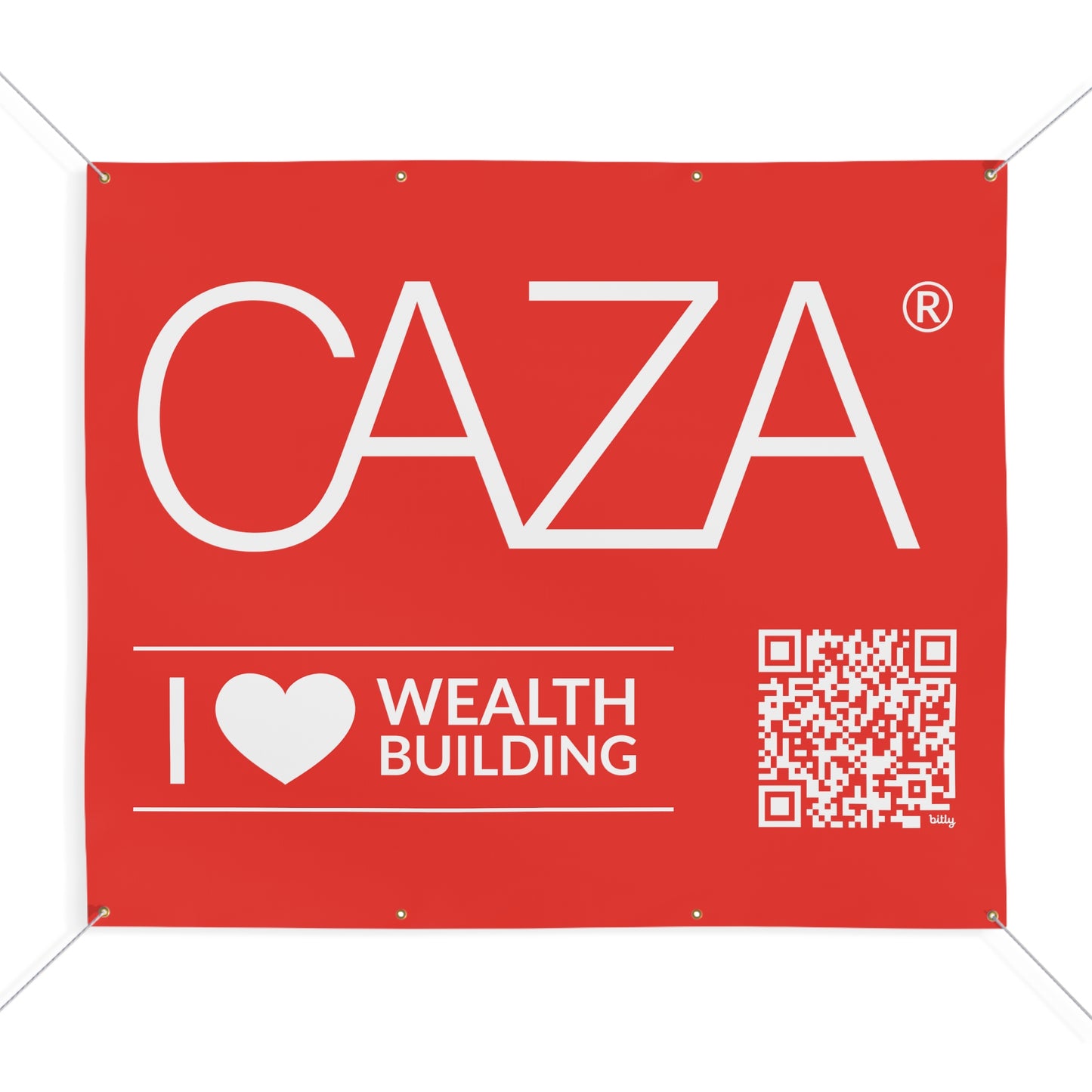 Join CAZA® | Matte Banner (Red)