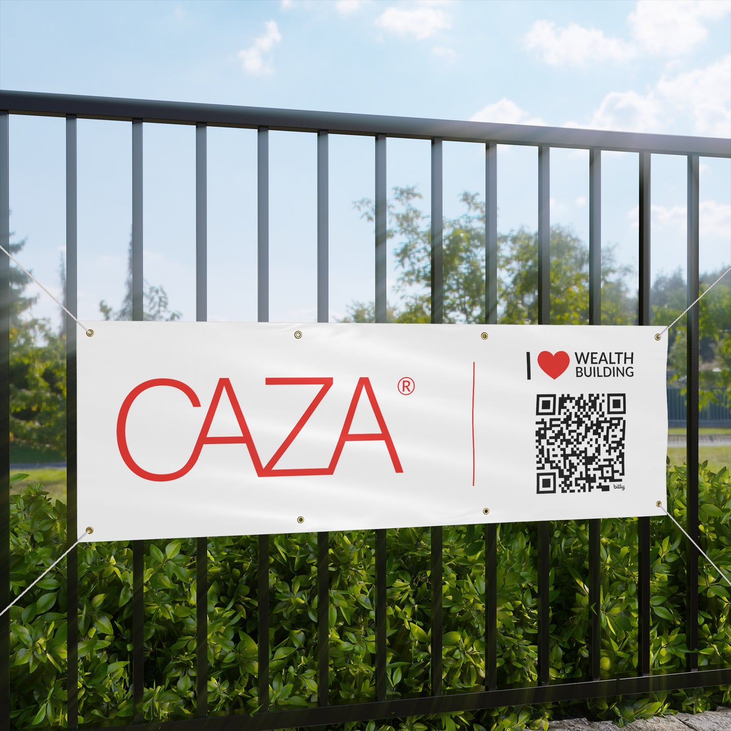 Join CAZA® | Matte Banner (White)