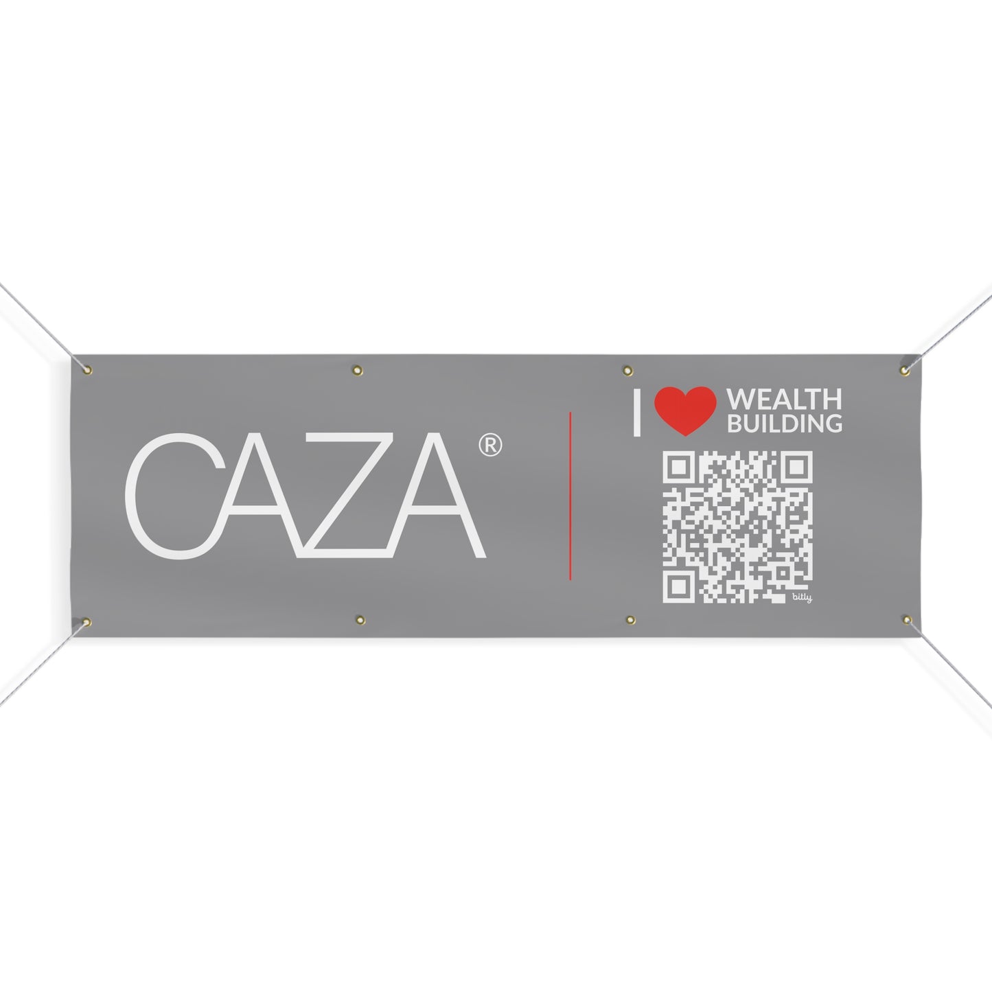 Join CAZA® | Matte Banner (Grey)