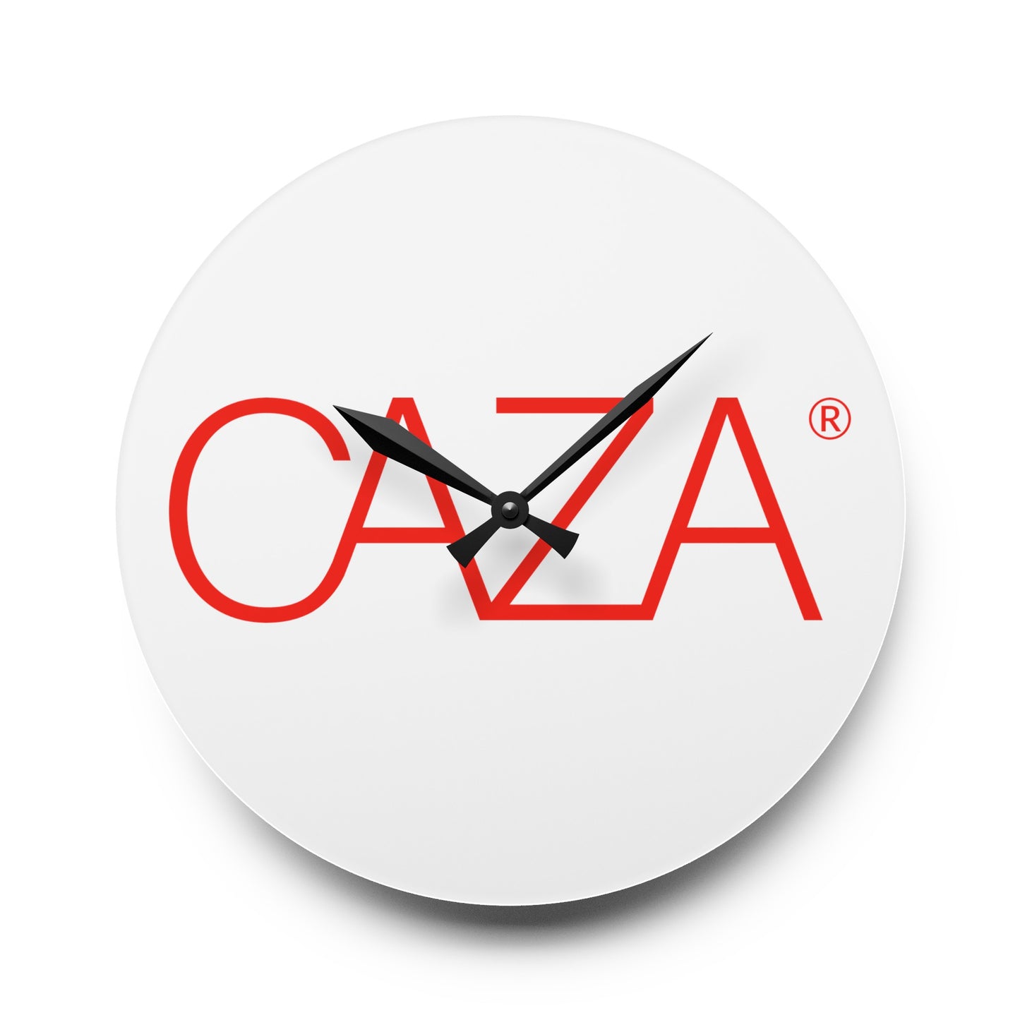 Acrylic Wall Clock (White)