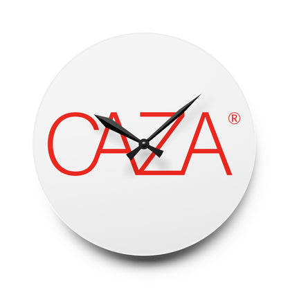 Acrylic Wall Clock (White)