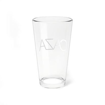 Mixing Glass, 16oz | White CAZA® Logo