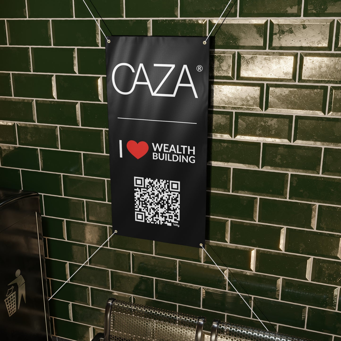 Join CAZA® | Matte Banner (Black)