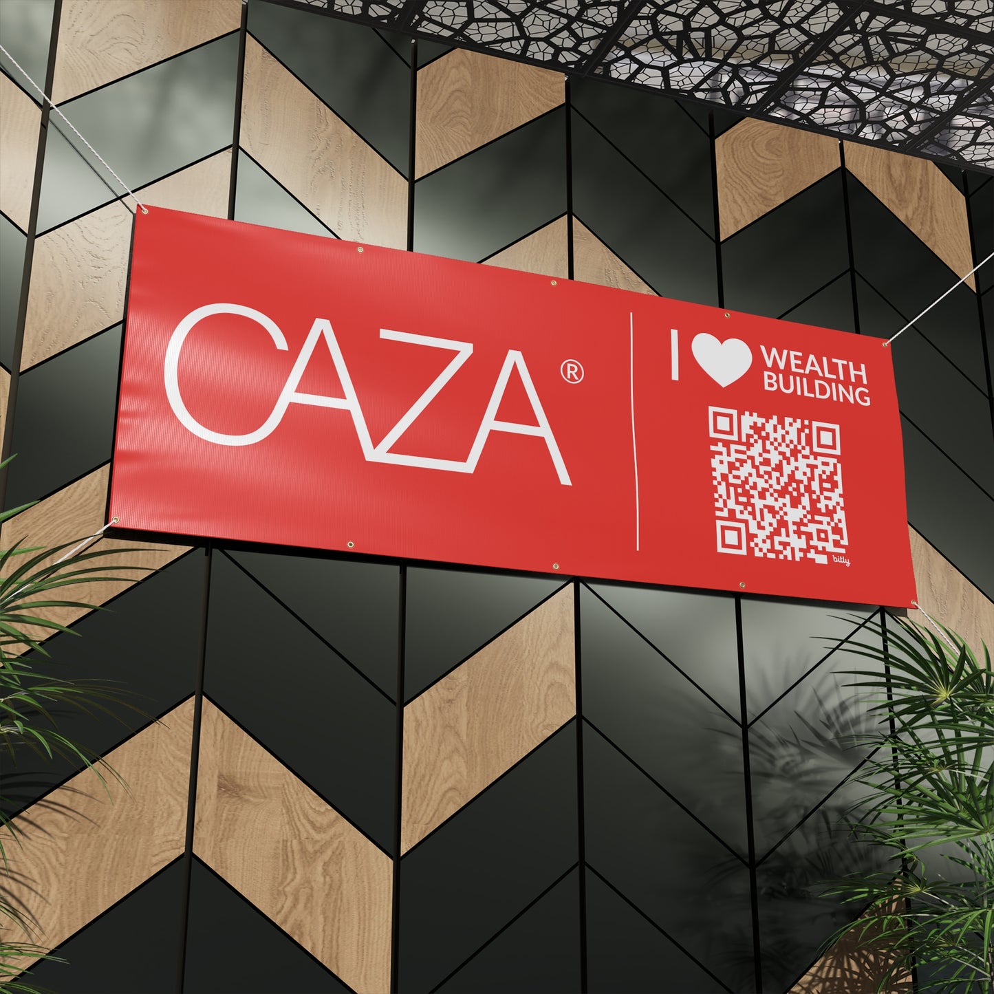 Join CAZA® | Matte Banner (Red)
