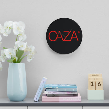 Acrylic Wall Clock (Black)