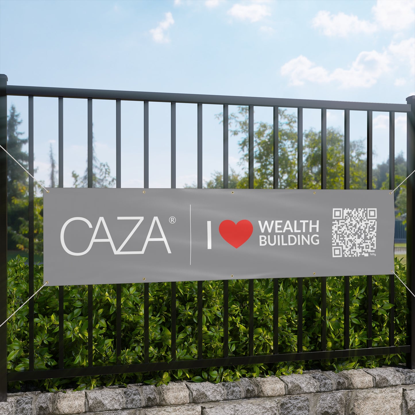 Join CAZA® | Matte Banner (Grey)