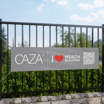 Join CAZA® | Matte Banner (Grey)