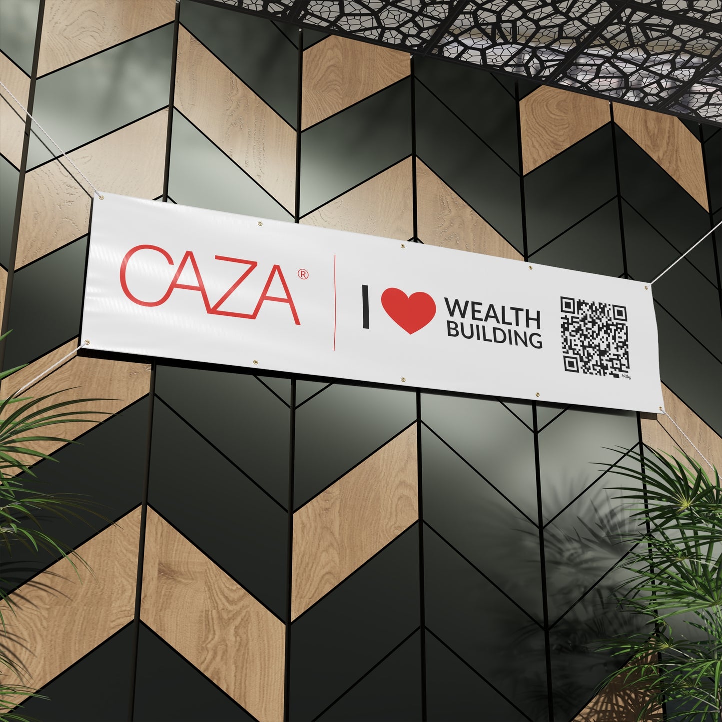 Join CAZA® | Matte Banner (White)